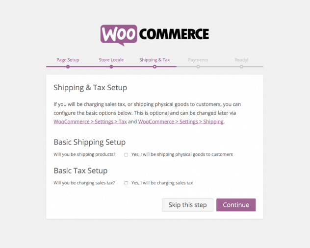 Woocommerce Shipping and Tax