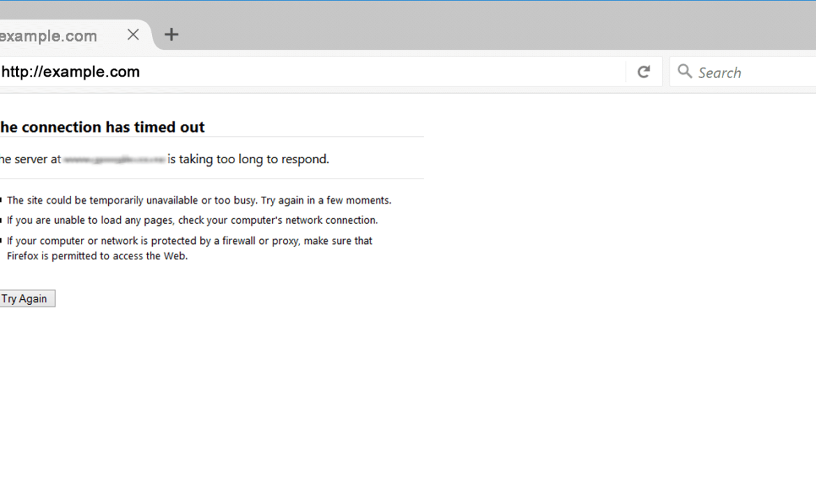 connection time out wordpress error fixing
