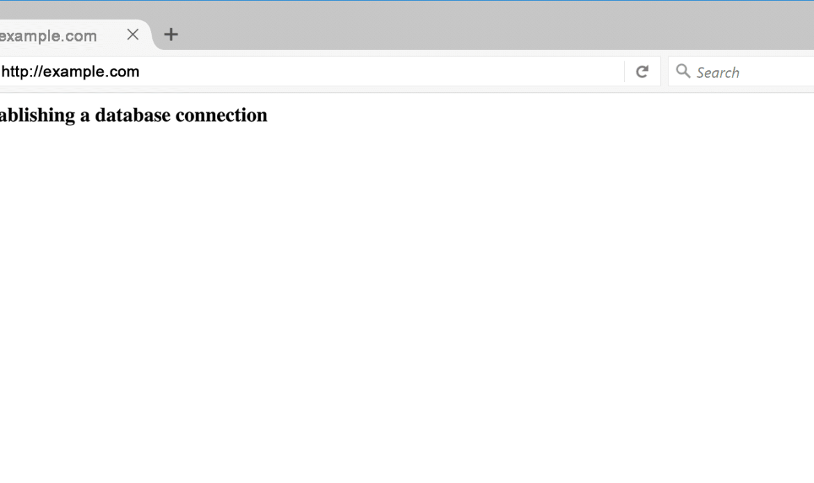 Wordpress error
