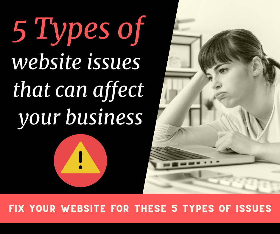 5 types of issues that you must avoid on your website
