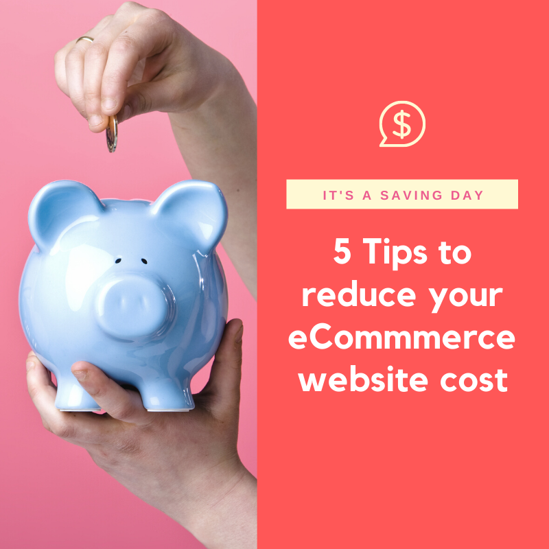 5 tips to reduce your eCommerce website cost