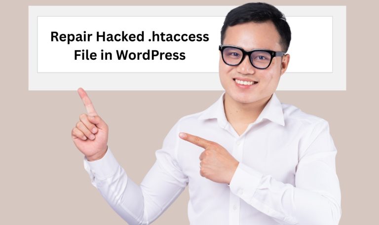 fixing hacked wordpress site htaccess file