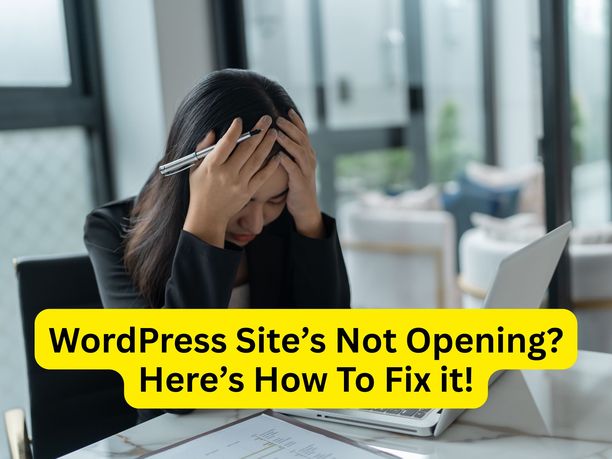 wordpress website is not loading how to fix